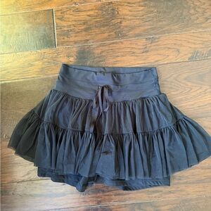 Popflex black skort skirt size large